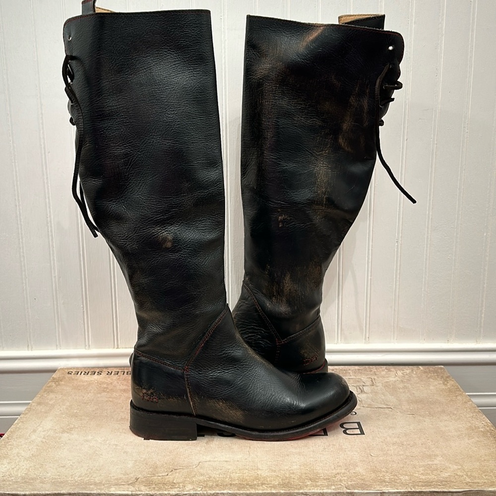 Bedstu Manchester Black Hand Wash Boots